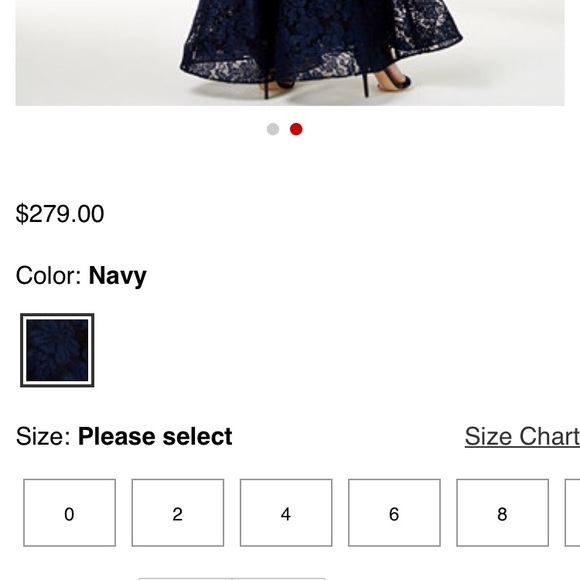 Strappy lace gown worn once - Picture 4 of 6